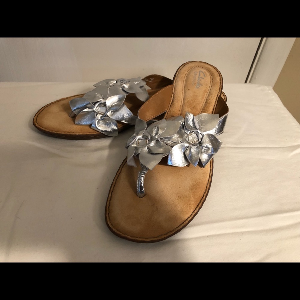 Clarks sandals.